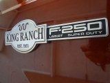 2005 Ford F250 Super Duty King Ranch Crew Cab Marks and Logos