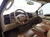 2005 Ford F250 Super Duty King Ranch Crew Cab Castano Brown Leather Interior