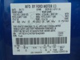 2011 F150 Color Code for Blue Flame Metallic - Color Code: SZ