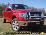 2011 Red Candy Metallic Ford F150 Lariat SuperCrew 4x4 #57354722