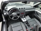 2009 Audi A4 2.0T quattro Cabriolet Black Interior