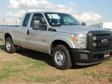 Ingot Silver Metallic Ford F250 Super Duty in 2011