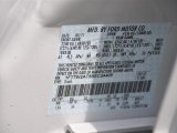 2011 F250 Super Duty Color Code for White Platinum Metallic Tri-Coat - Color Code: UG