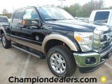 2011 Tuxedo Black Metallic Ford F250 Super Duty Lariat Crew Cab 4x4 #57354654