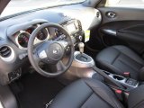 2012 Nissan Juke SL AWD Black/Red Leather/Silver Trim Interior