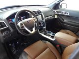 2012 Ford Explorer Limited Charcoal Black/Pecan Interior
