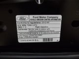 2012 Ford Explorer Limited Info Tag