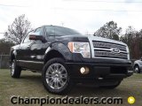 2012 Tuxedo Black Metallic Ford F150 Platinum SuperCrew 4x4 #57355006