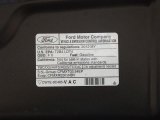 2012 Ford F150 Platinum SuperCrew 4x4 Info Tag