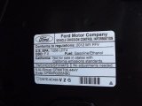 2012 Ford Expedition EL Limited Info Tag