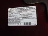 2012 Ford Expedition XLT Info Tag
