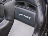 2008 Dodge Viper SRT-10 Embroidered Viper logo on seat