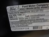 2012 Ford Expedition Limited Info Tag
