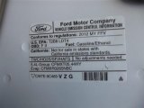 2012 Ford Expedition Limited 4x4 Info Tag