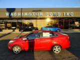 2012 Red Candy Metallic Ford Fiesta SEL Sedan #57355361