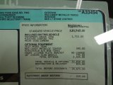 2012 Ford Edge SEL Window Sticker