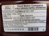 2012 Ford Edge SE Info Tag
