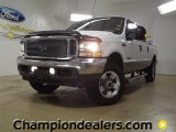 2004 Oxford White Ford F250 Super Duty Lariat Crew Cab 4x4 #57440231