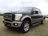 Forest Green Metallic Ford F250 Super Duty in 2012
