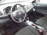 2012 Mitsubishi Lancer GT Black Interior