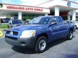 2006 Cobalt Blue Mitsubishi Raider LS Extended Cab #545022