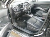 2009 Mitsubishi Outlander XLS 4WD Black Interior