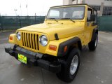 2000 Jeep Wrangler Solar Yellow