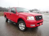 2004 Bright Red Ford F150 STX SuperCab 4x4 #57446949