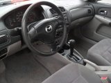 2002 Mazda Protege LX Gray Interior
