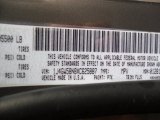 1999 Grand Cherokee Color Code for Taupe Frost Metallic - Color Code: PTK
