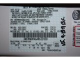 2010 Milan Color Code for White Platinum Metallic Tri-Coat - Color Code: UG