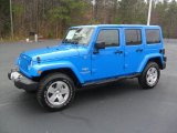 2012 Cosmos Blue Jeep Wrangler Unlimited Sahara 4x4 #57447325