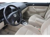 2000 Volkswagen Jetta GLS VR6 Sedan Beige Interior