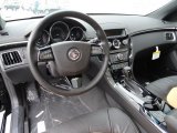 2012 Cadillac CTS -V Coupe Ebony/Saffron Interior