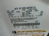2010 F150 Color Code for Oxford White - Color Code: YZ