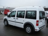 Frozen White Ford Transit Connect in 2012
