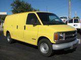 2000 Fleet Yellow Chevrolet Express G3500 Commercial #57486959