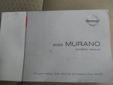 2009 Nissan Murano S AWD Books/Manuals