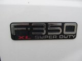2003 Ford F350 Super Duty XL Regular Cab 4x4 Dump Truck Marks and Logos