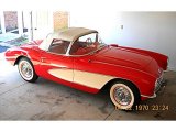 1956 Venetian Red Chevrolet Corvette Convertible #57486607