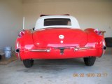 Venetian Red Chevrolet Corvette in 1956