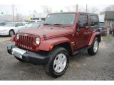 2008 Jeep Wrangler Red Rock Crystal Pearl