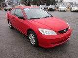 2005 Rallye Red Honda Civic Value Package Coupe #57486240