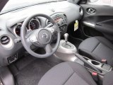 2012 Nissan Juke S AWD Black/Silver Trim Interior