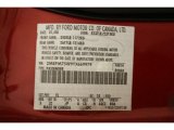 2000 Grand Marquis Color Code for Toreador Red Metallic - Color Code: FL