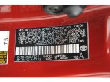 2006 Prius Color Code for Barcelona Red Metallic - Color Code: 3R3