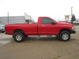 Flame Red Dodge Ram 2500 in 2003