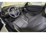 2012 BMW 1 Series 128i Coupe Black Interior