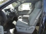 2012 Ford F150 XLT SuperCrew 4x4 Steel Gray Interior