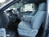 2012 Ford F150 XLT SuperCab Steel Gray Interior